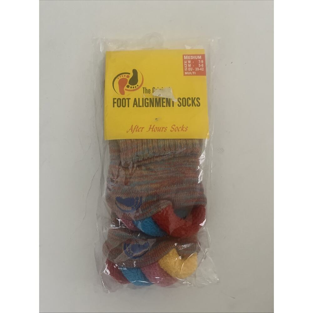 NEW Original Foot Alignment Socks Medium Men 5-8 Women 7-9 EU 39-42 Happy Feet